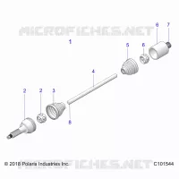 DRIVE TRAIN, POSTERIORE ALBERO