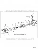 TRASMISSIONE, FRONT GEARCASE (TO 1/1/19)