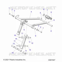 SUSPENSION, ANTERIORE COPPIA ARM