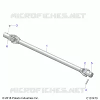 TRASMISSIONE, PROP SHAFT, FRONT