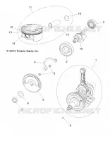 MOTORE, ALBERO MOTORE, PISTONE AND BALANCE SHAFT
