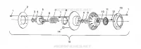 FRIZIONE DRIVEN ASSEMBLY XLT 0940767, XLT SP 0940667   XLT SKS 0940567 (4925022502C002)