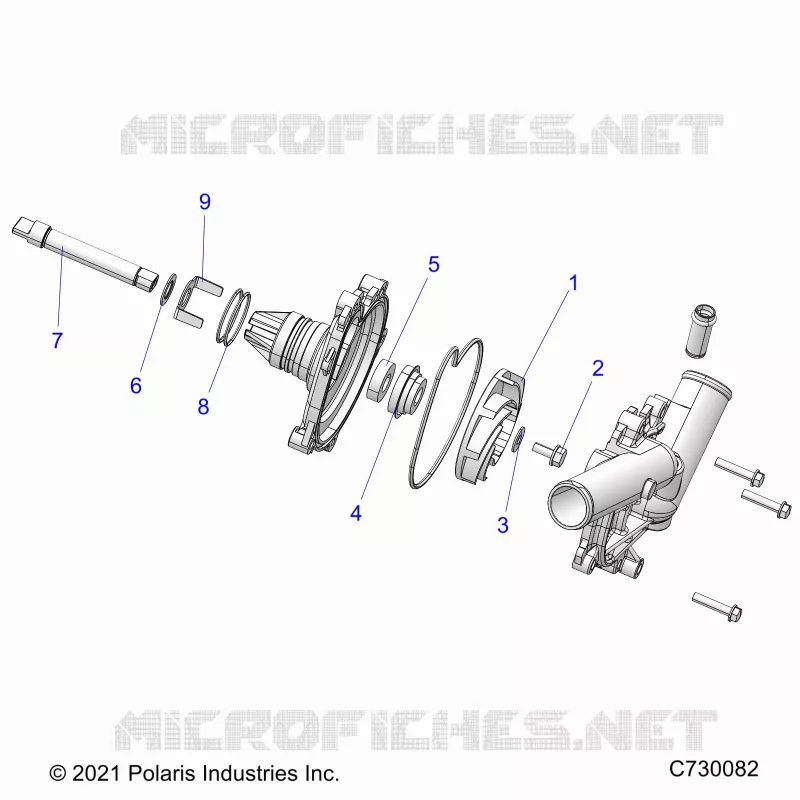 MOTORE, WATERPUMP ASSEMBLY
