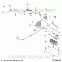 SISTEMA DI ALIMENTAZIONE CARBURANTE, FUEL TANK EVAP, CANISTER AND LINES