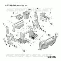 CARROZZERIA INFERIORE ANTERIORE AND ROCKERS