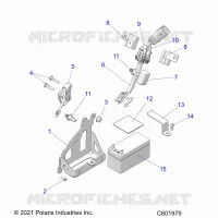 ELETTRICO, BATTERY, MANUAL START POWER UP COMPONENTS