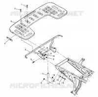POSTERIORE MONTAGGIO RACK XPLORER 400L W969140 (4935983598A007)