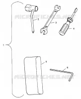 KIT DI STRUMENTI SL 700 B964066 and  Intl. SL 700 I964066 (4935633563B014)