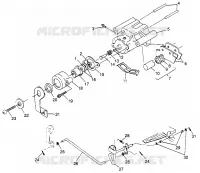 FRENO POSTERIORE Sport 400L W97BA38C and Trail Blazer W97BA25C (4940124012C002)