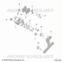 BRAKES, PINZA FRENO POSTERIORE