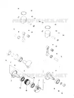 PISTONE AND ALBERO MOTORE  INDY LITE (4918591859027A)