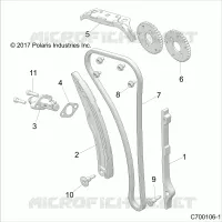 CAM CATENA AND TENSIONER