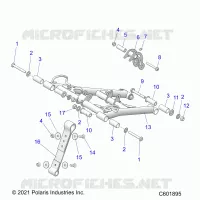 SUSPENSION, ANTERIORE COPPIA ARM