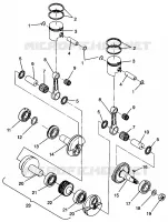 PISTONEEE   ALBERO MOTORE 440 XCR SP 0961760 (4931583158C010)