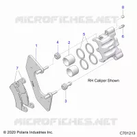 FRENO ANTERIORE CALIPER