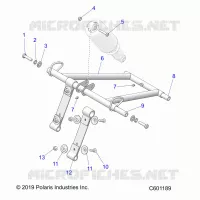 SUSPENSION, ANTERIORE COPPIA ARM