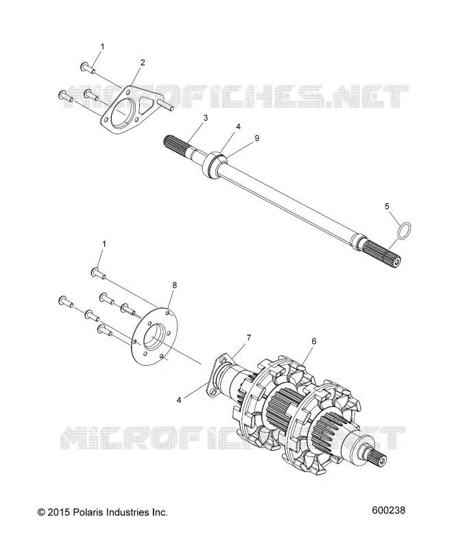 DRIVE TRAIN, JACKSHAFT AND ALBERO DI TRASMISSIONE