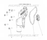 MOTORE, WATERPUMP IMPELLER AND COVER