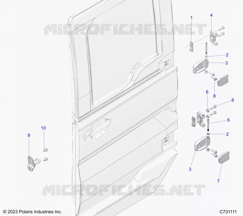 PORTE MOUNTING, REAR