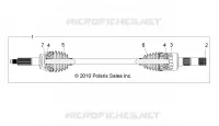 TRASMISSIONE, REAR HALF SHAFT, RH