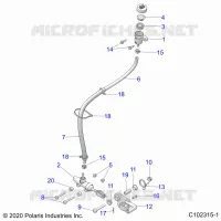 BRAKES, BRAKE PEDAL AND CILINDRO PRINCIPALE
