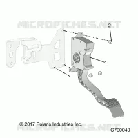 ENGINE, ACCELERATORE PEDALE