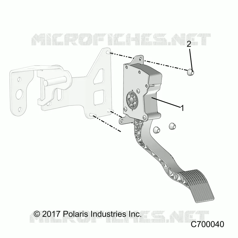 ENGINE, ACCELERATORE PEDALE