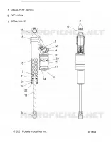 SUSPENSION, AMMORTIZZATORE POSTERIORE TRACK