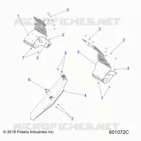 CHASSIS, PROTEZIONE FRIZIONE AND FOOTRESTS