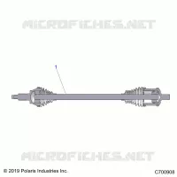 TRASMISSIONE, FRONT HALF SHAFT