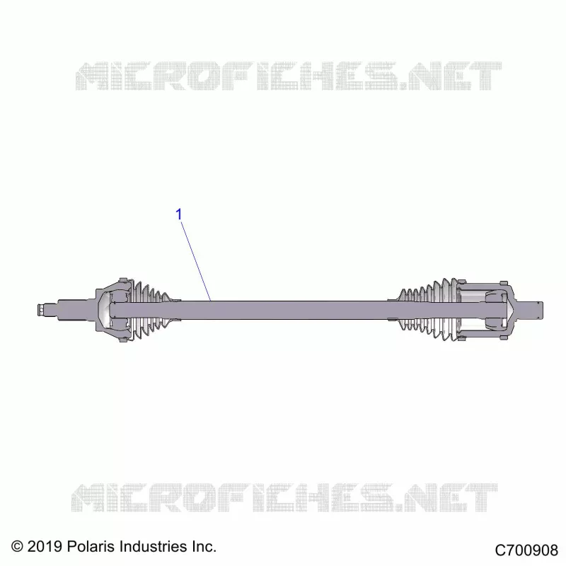 TRASMISSIONE, FRONT HALF SHAFT