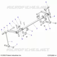 SUSPENSION, FRONT BARRA DI STABILIZZAZIONE