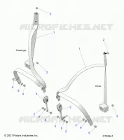 SEDE BELT MOUNTING, FRONT