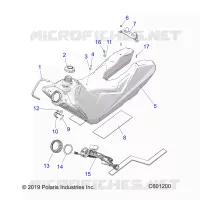 SISTEMA DI ALIMENTAZIONE CARBURANTE, FUEL TANK ASM.