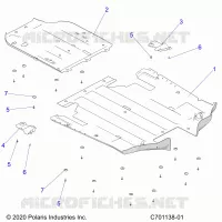 CHASSIS, SCIARED PLATES