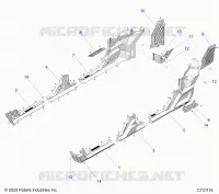 CARROZZERIA POSTERIORE FENDERS AND ROCKERS