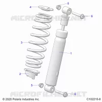 SUSPENSION, SHOCK ANTERIORE
