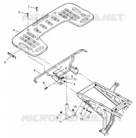 POSTERIORE MONTAGGIO RACK XPLORER 300 W969130 (4935903590A007)
