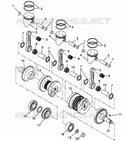 PISTONEEE   ALBERO MOTORE ULTRA SP 0970678 (4938093809C008)