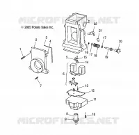 MOTORE, CARBURATORE, LOWER
