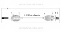 DRIVE TRAIN, POSTERIORE DRIVE SHAFT (FROM 7/3/2017)