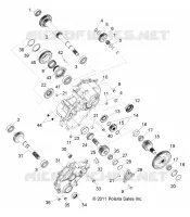 TRASMISSIONE, PRINCIPALE SCATOLA INGRANAGGI INTERNAL COMPONENTS 1