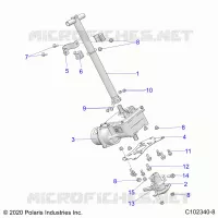 STEERING, STERZO POST ASM.