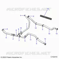 ENGINE, SISTEMA DI RAFFREDDAMENTO, HOSES