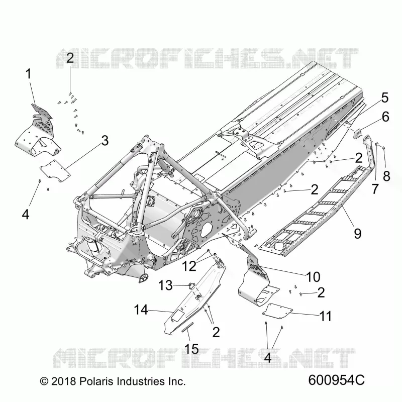 CHASSIS, PROTEZIONE FRIZIONE/FOOTRESTS/RUNNING BOARDS