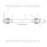DRIVE TRAIN, FRONT PROP ALBERO