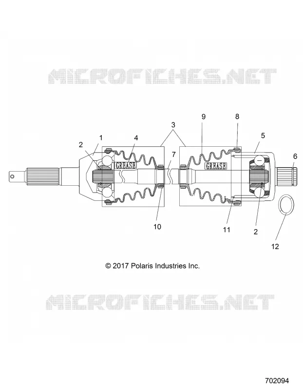 DRIVE TRAIN, POSTERIORE ALBERO