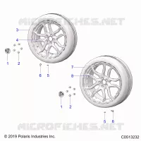 RUOTAS, FRONT AND REAR (SL MODELS)