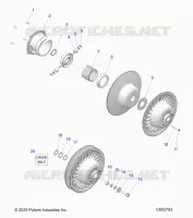 TRASMISSIONE, CLUTCH, SECONDARY