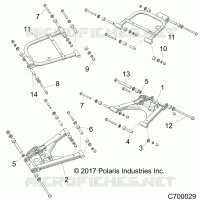 SOSPENSIONE POSTERIORE CONTROL ARMS